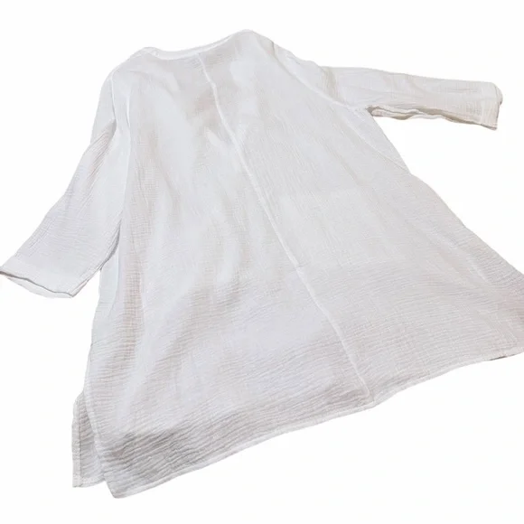 💙🌼NWT KONA SOL COVER UP. FRONT POCKETS 100% COTTON. - Picture 4 of 11